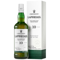 拉弗格(Laphroaig)单一麦芽威士忌酒 洋酒 苏格兰 艾雷岛产区 泥煤烟熏风味 拉弗格10年 700mL 1瓶