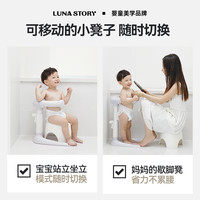 月亮故事 宝浴盆宝站立洗澡婴儿辅助浴盆沐浴台新生儿不折叠澡盆 站立洗澡器