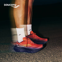 Saucony索康尼SLAY全速3男女跑步鞋全掌碳板运动鞋竞速跑鞋 红兰7 44