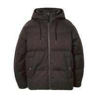 【素羽绒】杰克琼斯冬季休闲潮流连帽面包服羽绒服外套男士装 GH1中花灰 170/92A/S
