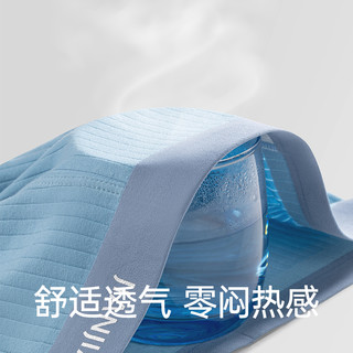 健将男士内裤男生纯棉宽松透气桑蚕丝裆平角短裤2025男裤 魅影灰+落叶棕+帝王翡 XXL