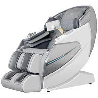 迪斯美国语音操控3D深眠按摩椅家用头等舱全身零重力太空舱电动按摩沙发椅送老人爸妈DE-A17L 亮银灰