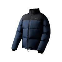 SIMWOOD/简木雪木立领羽绒服东丽特力飞安心7系90%纯白鸭绒保暖SO130273 夜空蓝拼黑 2XL （166-180斤）