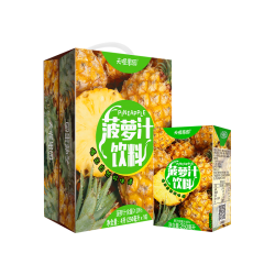 天喔 果园菠萝汁250ml*16盒整箱饮料果汁饮品火锅聚会囤货