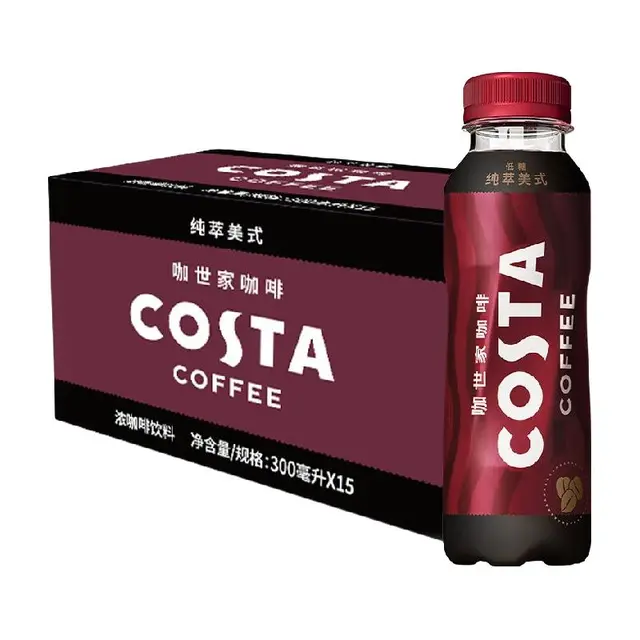  咖世家咖啡 COSTA 低糖 纯萃美式 浓咖啡饮料