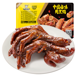 周黑鸭 锁鲜 卤鸭掌 245g
