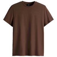 HM男装女装T恤2025夏季圆领短袖简约内搭打底衫T恤0685816