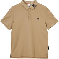杰克·琼斯（JACK&JONES）2024年春季男士撞色翻领复古简约短袖衣服polo衫224106032 中卡其色E12 175/96A/M