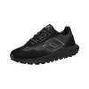 lotto 乐途 休闲系列爆米花舒弹阿甘运动鞋 男 黑色