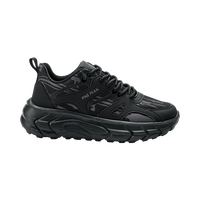 良计 FINE PLAN 轻户跨界运动厚底休闲鞋 男 黑色