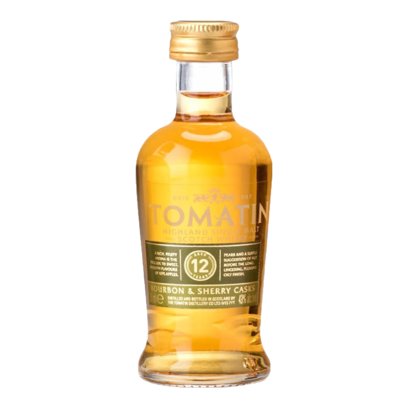 汤玛丁(12年)苏格兰单一麦芽威士忌50ml