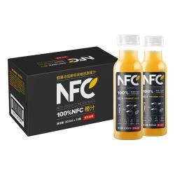 农夫山泉 官方旗舰店 常温果汁100%NFC橙汁 芒果混合汁300mlx2