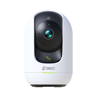 360摄像头8Max4k家用监控智能摄像机云台版800W双频wifi超高清星光微光全彩双向通话母婴看护 8Max4k无卡【800W像素】上墙支架
