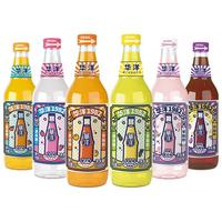 华洋 1982汽水果味果汁碳酸饮料真低糖0脂肪358ml玻璃瓶整箱网红装