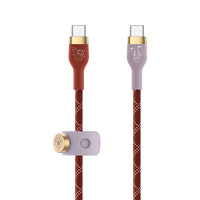 belkin/贝尔金 快充 Type-C充电线 棕色系 织 3A