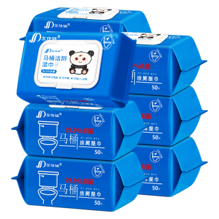 三仕达 马桶杀菌湿巾 50片*10包