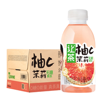 让茶无糖果茶饮料西柚茉莉茶解渴450ml*15瓶0糖整箱 【补充维C♥】柚C茉莉茶450ml*15瓶