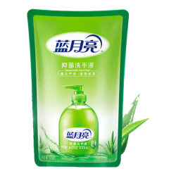 蓝月亮 芦荟抑菌洗手液家用套装补充袋装促销组合装正品500g*12袋