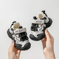 儿童运动鞋2025秋季男童鞋子宝宝鞋休闲春秋款软底防滑机能鞋 5268黑色 24码