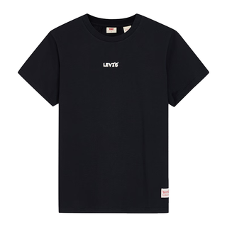 Levi's李维斯女士简约百搭休闲短袖T恤 黑色 A9269-0000 S