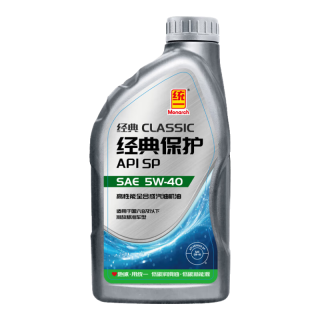 统一润滑油 统一（Monarch）经典保护高性能全合成汽机油 5W-40 SP级 1L 汽车保养 经典保护 5W-40 SP级
