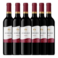 Jacob's Creek杰卡斯经典系列干红葡萄酒 阿根廷原瓶 750ml 整箱装 口粮酒 赤霞珠