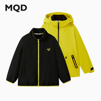 马骑顿【一衣三穿】MQD男童25冬新款户外登山服摇粒绒连帽风衣