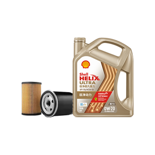  Shell/壳牌 极净超凡喜力 机油保养套餐 机油 机滤 工时  0W-20 4L