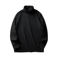 真维斯(JEANSWEST Z+)加绒高领打底衫长袖T恤双面绒内衣纯色秋冬季内搭时尚保暖上衣 黑 4XL