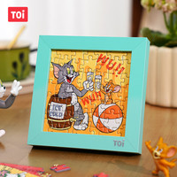 TOI 图益 潮玩拼图猫和老鼠 49片带相框 干杯影