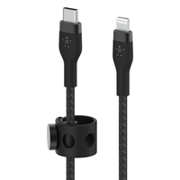 belkin 贝尔金 CAA011bt2MWH Type-C转Linhtning 数据线 铝合金+编织线 2m 稳重黑