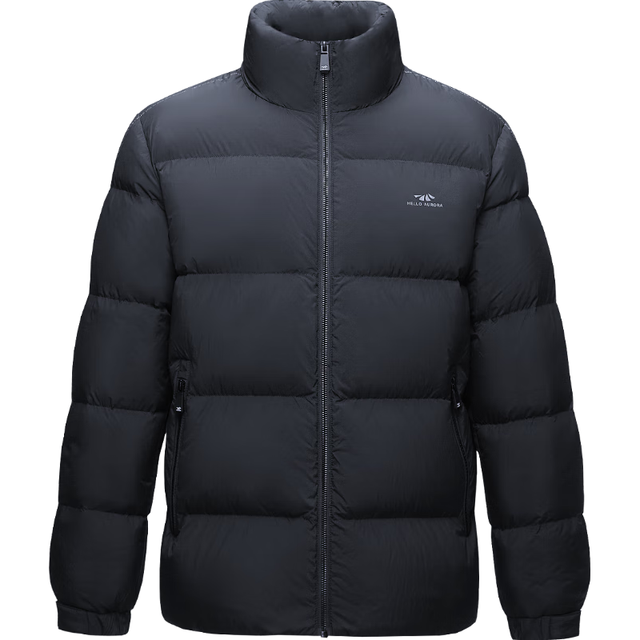 海澜之家 鹅绒羽绒服男立领外套男冬季