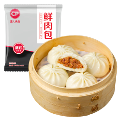 正大食品 鲜肉包 包子 1400g 40只
