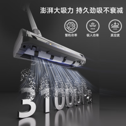 小狗 吸尘器家用吸拖一体无线手持微光显尘大吸力干吸湿拖除螨吸尘拖地机宠物猫毛发地毯清洁S006 PRO