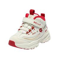 花影丨百丽童鞋女童老爹鞋冬季棉鞋儿童加绒运动鞋高帮休闲鞋