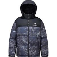 CAMEL骆驼火山2.0羽绒服明星同款男女款秋冬季2024加厚抗寒面包服外套 夜幕蓝 男女同款 XL
