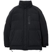 杰克·琼斯(JACK&JONES)【AT系列】冬季新款百搭立领宽松羽绒服户外防泼水外套225412036 E43纯黑色 2XL (190)