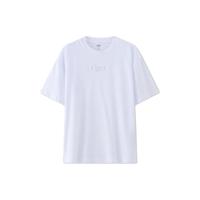 Gap 盖璞 女士拼接logo圆领短袖T恤 512840 白色 S