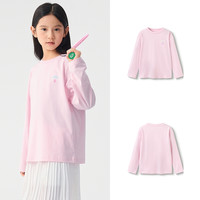 巴拉巴拉 童装男女童长袖T恤儿童打底衫2025春秋装新款纯色上衣潮