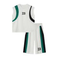 【运动舒爽】男童篮球服夏季套装背心快干短裤儿童韩版帅气两件套