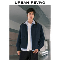 UR UR2025秋季男装丹宁回潮复古卷边棉质牛仔长裤UMM850072+ 靛蓝 29