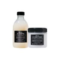 Davines大卫尼斯欧艾洗发水280ml*2护发素250ml控油蓬松洗护套组