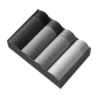 猫人(MiiOW)男士内裤男生纯棉100%全棉平角短裤头款式透气四角底裤衩男款 2XL【体重125斤-145斤】