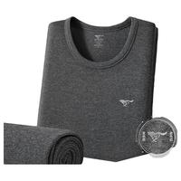 七匹狼 230g纯棉男式款秋衣秋裤男士保暖内衣套装男