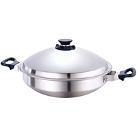 MEOD2024安·利皇后锅316不锈钢炒锅304猪蹄无水火锅中式炒菜锅圆 35-cm五-层钢圆底