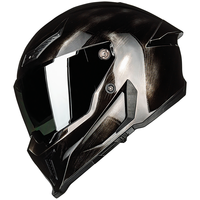 ILM摩托车头盔全盔MF509男女双镜片蓝牙眼镜槽四季防雾机车 钻石黑加T-MAX蓝牙 S(52-53cm)