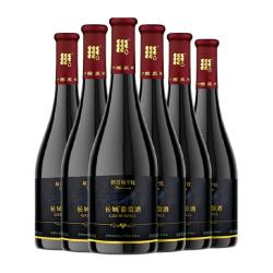 长城葡萄酒 长城干红葡萄酒黑标解百纳红酒整箱750ml×6