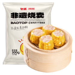 包道 鲜猪肉干蒸烧卖多汁烧麦广式点心早茶速食早餐面点 猪肉干蒸 300g 12个装