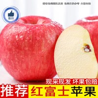京榴香 陕西冰糖心富士苹果 新鲜水果生鲜  净重4.5斤