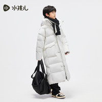 水孩儿 儿童羽绒服 长款过膝 连帽三防